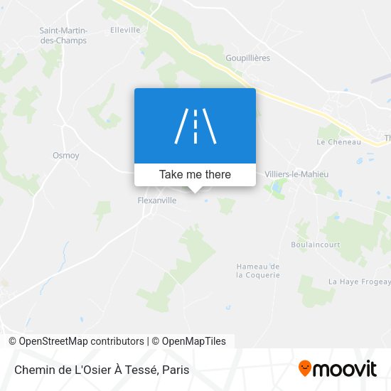 Chemin de L'Osier À Tessé map