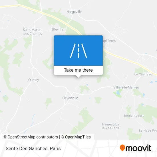 Sente Des Ganches map