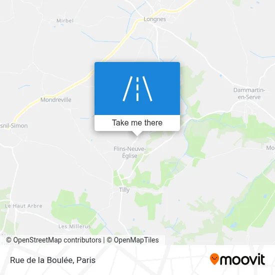 Rue de la Boulée map