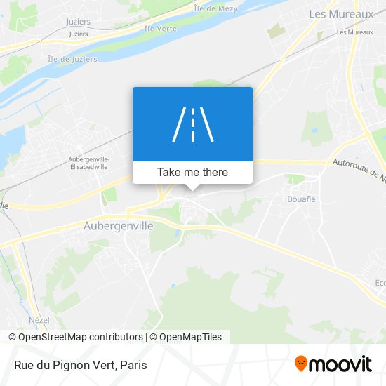 Mapa Rue du Pignon Vert