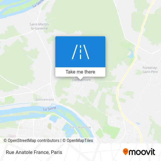 Rue Anatole France map