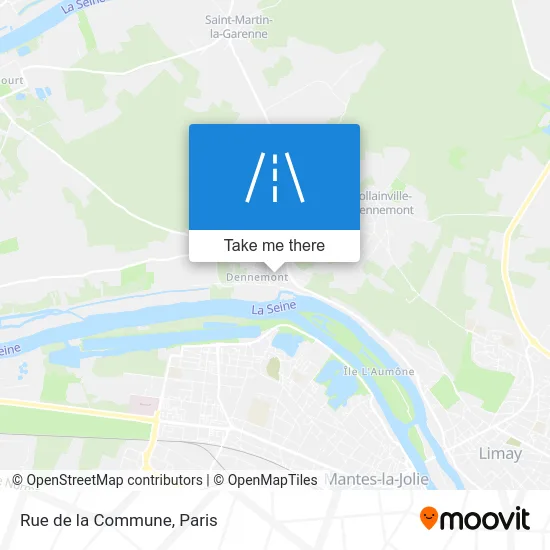 Rue de la Commune map