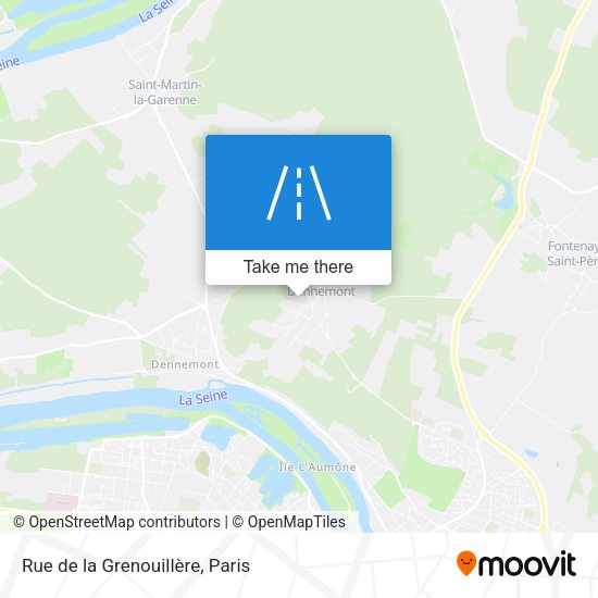 Rue de la Grenouillère map