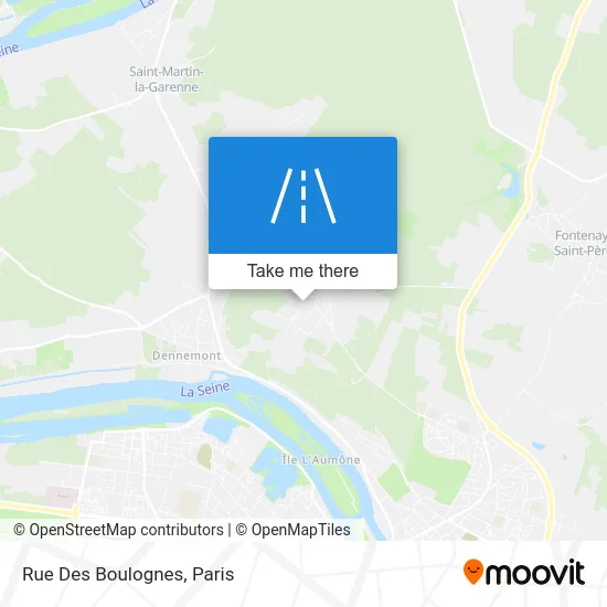 Rue Des Boulognes map