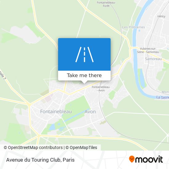 Avenue du Touring Club map