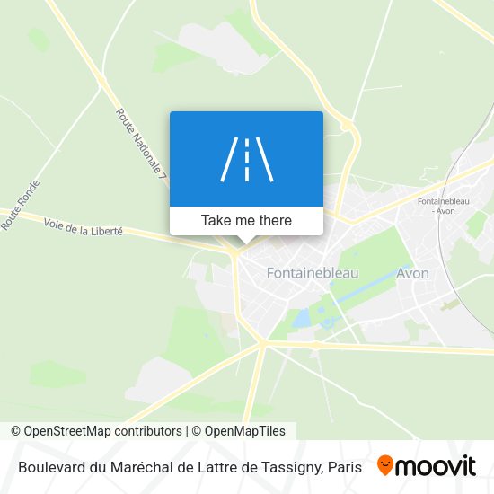 Boulevard du Maréchal de Lattre de Tassigny map