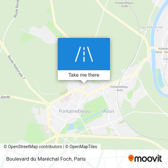 Boulevard du Maréchal Foch map