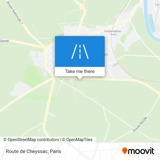 Route de Cheyssac map
