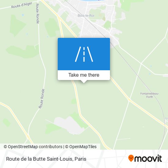 Route De La Butte Saint-Louis map