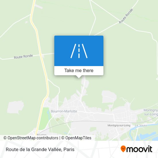 Route de la Grande Vallée map