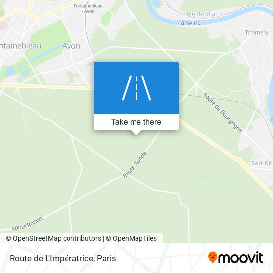 Route De L'Impératrice map
