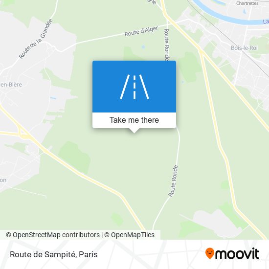 Route De Sampité map