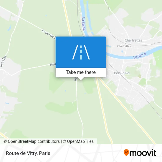 Route de Vitry map