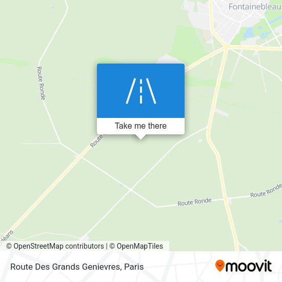 Route Des Grands Genievres map