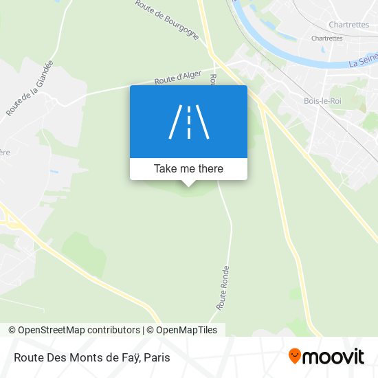 Route Des Monts De Faÿ map