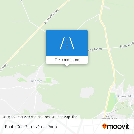Route Des Primevères map