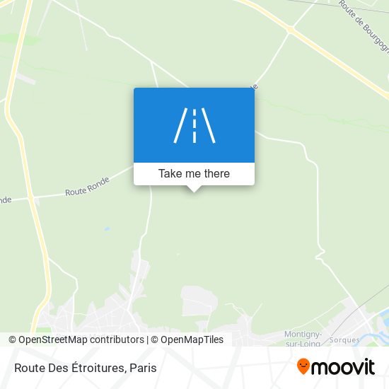 Route Des Étroitures map