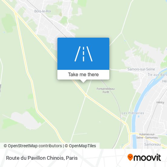 Route Du Pavillon Chinois map