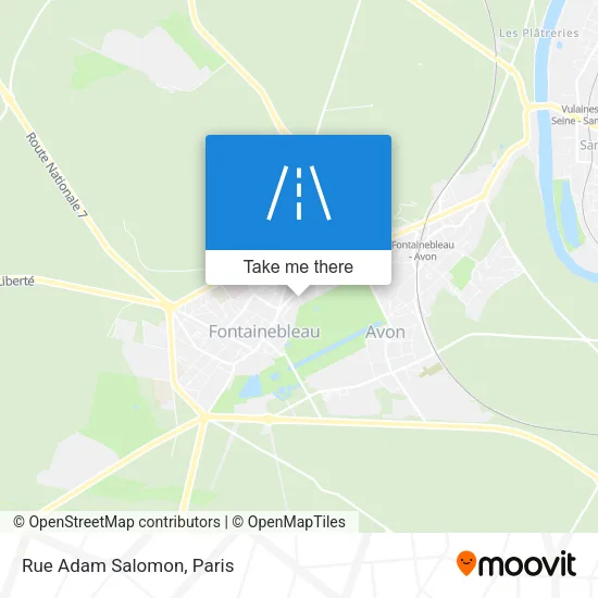 Rue Adam Salomon map