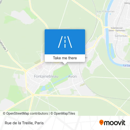 Rue de la Treille map