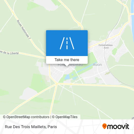 Rue Des Trois Maillets map