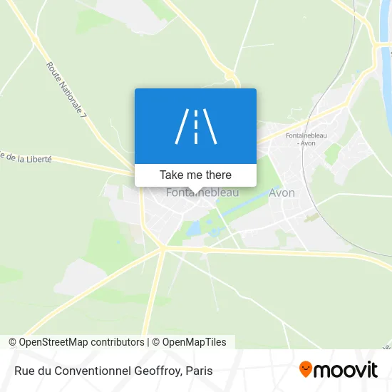 Rue du Conventionnel Geoffroy map