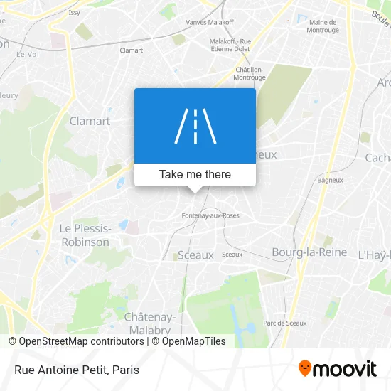 Rue Antoine Petit map
