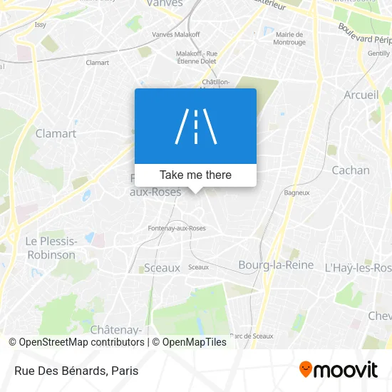 Rue Des Bénards map