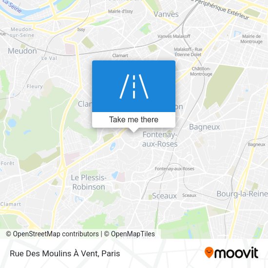 Rue Des Moulins À Vent map
