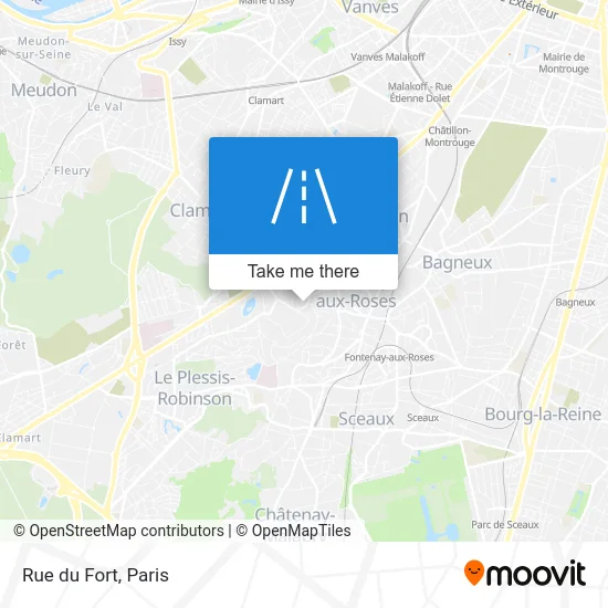 Rue du Fort map