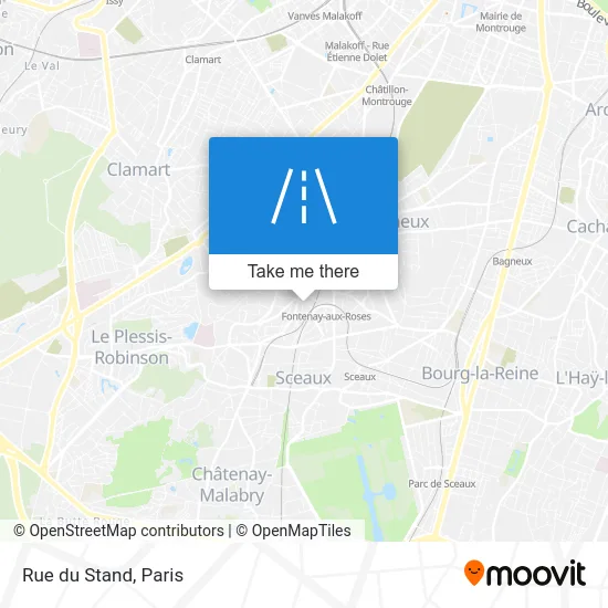 Rue du Stand map