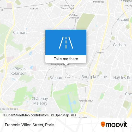 Rue François Villon map
