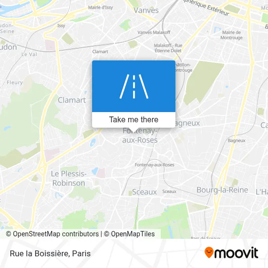 Rue la Boissière map