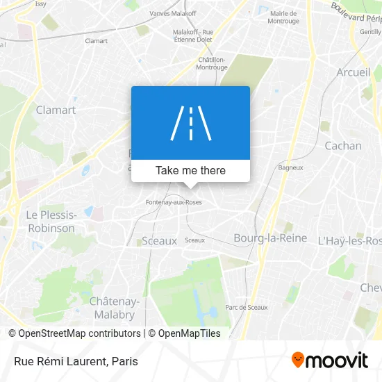 Rue Rémi Laurent map
