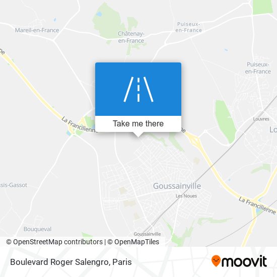 Mapa Boulevard Roger Salengro