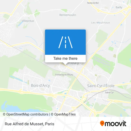 Rue Alfred de Musset map