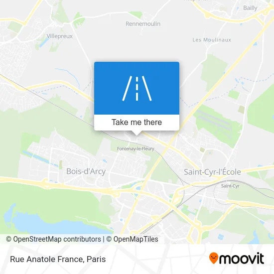 Rue Anatole France map