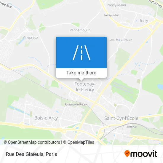 Rue Des Glaïeuls map