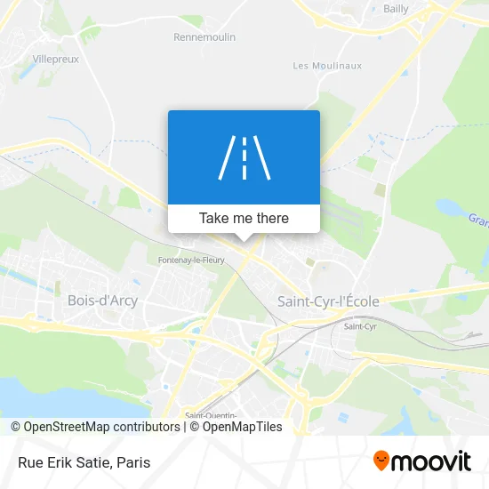 Rue Erik Satie map