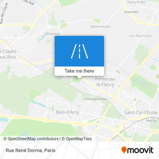 Rue René Dorme map