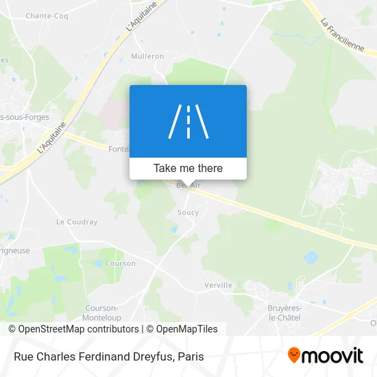 Rue Charles Ferdinand Dreyfus map