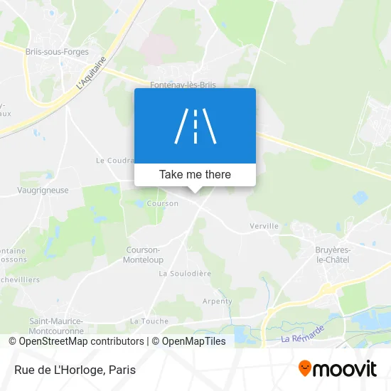 Rue de L'Horloge map