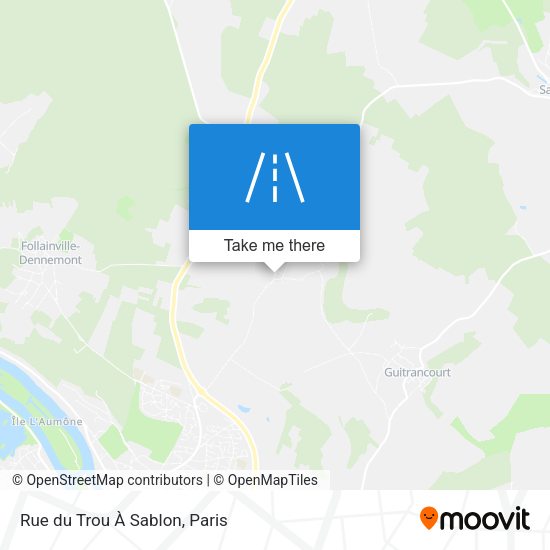 Rue du Trou À Sablon map