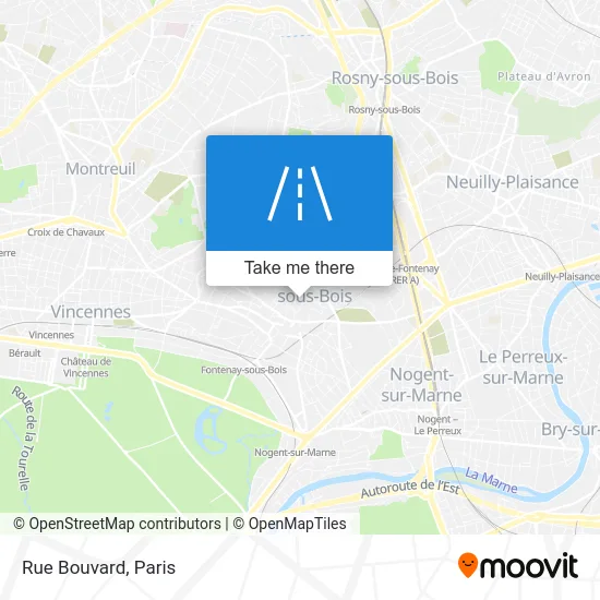 Rue Bouvard map