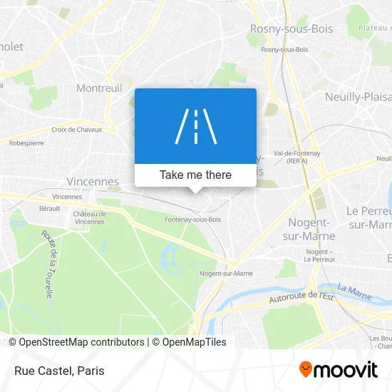 Rue Castel map