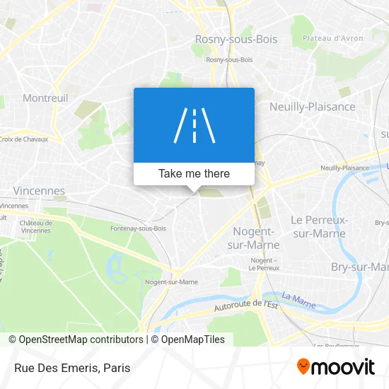 Rue Des Emeris map
