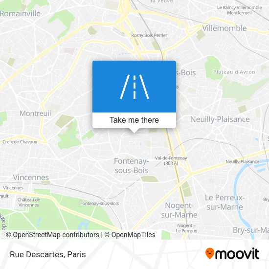 Rue Descartes map