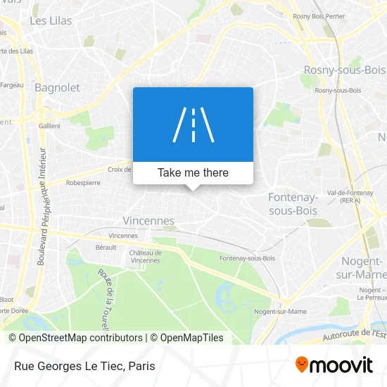 Rue Georges Le Tiec map