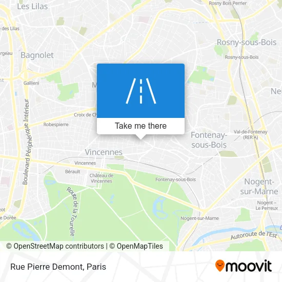 Rue Pierre Demont map