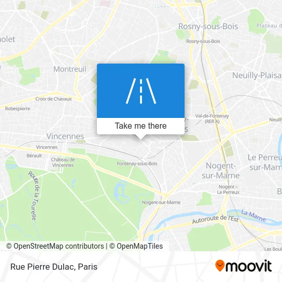 Rue Pierre Dulac map